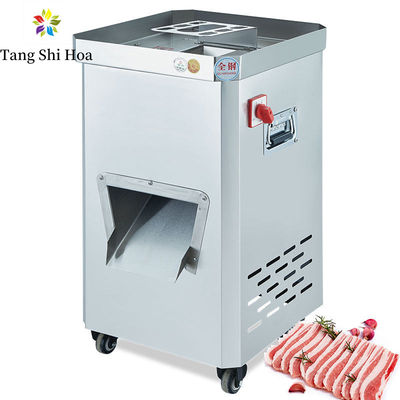 Vertikale elektrische Schneidemaschine-Edelstahl-Fleisch-Schneidmaschinen-Maschine des Fleisch-200KG/H